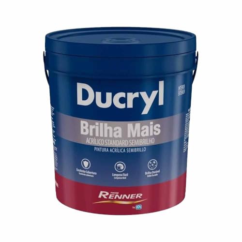 Tinta Ducryl Standard Semibrilho 18 Litros Renner Cor Branco