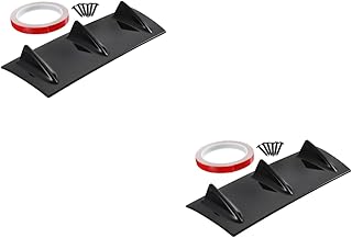 Milisten 2 Peças Defletor Difusor Universal Do Carro Acessórios Para Automóveis Spoiler Traseiro Do Carro Difusores Do Carro Alerones Para Autos Universales Spoilers Universais Para Carros