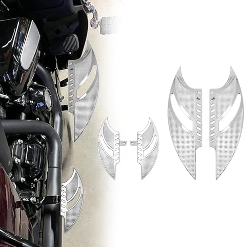 Planchers moto conducteur passager pour Harley Davidson Softail Dyna Touring et Sportster