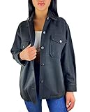 Stiel: Oversized Hemd Einfarbig