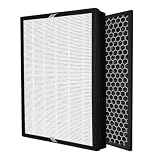 Filtr Hepa H13, Compatible With Sharp, Do FZ-A61HFR HEPA + FZ-A61DFR Carbo Aktywowany + FZ-A61MFR Do Filtra Wymiennego Oczyszczacza Powietrza KC-A60EU-W