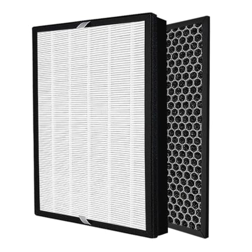 Filtr Hepa H13, Compatible With Sharp, Do FZ-A61HFR HEPA + FZ-A61DFR Carbo Aktywowany + FZ-A61MFR Do Filtra Wymiennego Oczyszczacza Powietrza KC-A60EU-W
