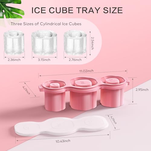 Bandeja para cubitos de hielo de silicona con tapa miniatura 5