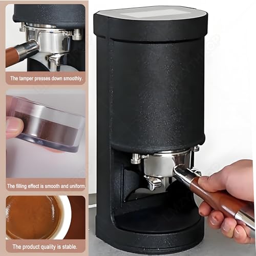 LMzythrop Espresso-Stampfer,Automatischer Start per Sensor,Elektrischer Konstantdruck,Flache/Gewindete Böden,58mm Universell,Stempel Elektrisch,Druckbereich: 5-30kg White 6 LMzythrop Espresso-Stampfer,Automatischer Start per Sensor,Elektrischer Konstantdruck,Flache/Gewindete Böden,58mm Universell,Stempel Elektrisch,Druckbereich: 5-30kg White