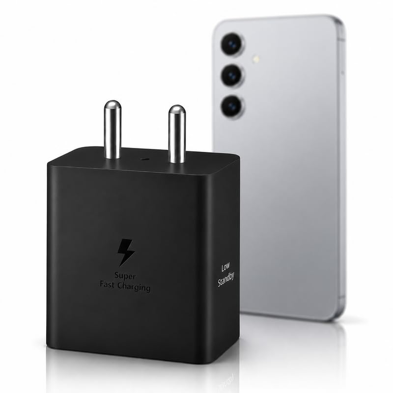 Image of 45W PD Type C Super-Fast Charging Adapter Compatible with Samsung Galaxy S23 /S24 /S25 /S26 /Z Fold5 /Z Fold6 /Z Fold7 /S10 /S9 /S8 (Plus, Ultra, FE, Edge, Lite) & Other USB C Devices 45 watt Charger Adaptor