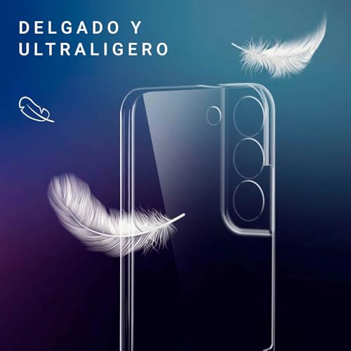 Funda Samsung S22 Plus para evitar pantallas rotas con carcasa protectora 360 transparente 4