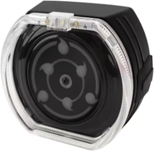 Luz trasera de moto con ojos de rueda giratoria y piloto de freno rojo b