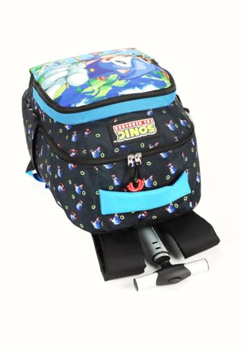 Kit Mochila de Rodinhas Lancheira e Estojo Sonic The Hedgehog - Luxcel Ref.:47015-47016 - 47018 6931