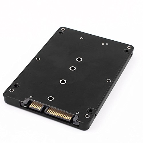 Adaptador Ruilogod Mini mSATA a SATA 2.5 pulgadas negro miniatura 1