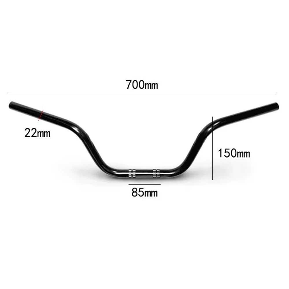 Barra Transversal Manillar Manillar de motocicleta 22 mm aleación
