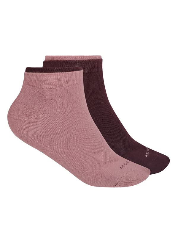 Jockey |Style 7491| Women's Low Ankle Length Compact Cotton Stretch Socks with StayFresh Treatment |Pack of 2|