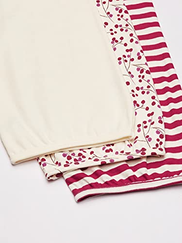 Touched by Nature Unisex Baby Organic Cotton Gowns, Berry Branch, 0-6 Months US