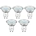 LE - Ampoules LED GU10 Lumière du Jour 5000K, 4W Équivaut à 50W Ampoule Halogène, 350lm, 120° Larges Faisceaux, Ampoules LED Spot Lot de 5