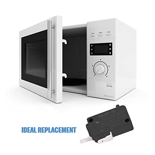Microwave Oven Door Switch Replacement Part, Kw3At-16,16A 125V/250V, Compatible With Kw3A-16 (Normally Open - 1Pc) #TOP4