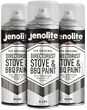 PEINTURE POUR CUISINIÈRE ET BARBECUE : Convient pour les barbecues, les poêles, les cheminées, les applications automobiles, les pare-étincelles, les entourages de feu, et plus