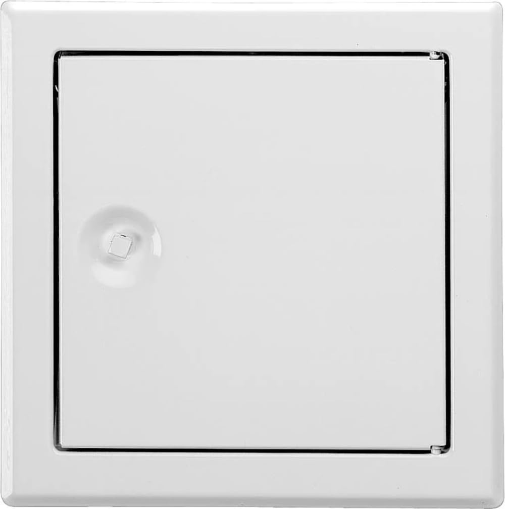 Puerta Softline SV Upmann REVI 450x450mm RAL9016 con cierre cuadrado para pared o techo