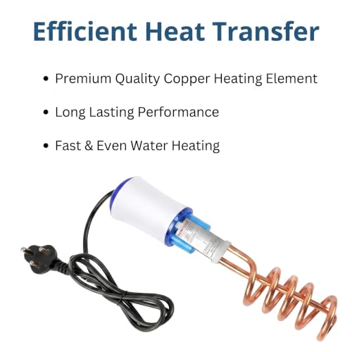 Image of Electric Arc Plus Immersion Heater Rod 2000W | For Bucket Water Heating Only | ISI Certified | Shock Proof | Copper Element | Safe & Fast Heating