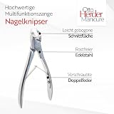 Nożyce do paznokci z systemem Soft Grip 12 cm nierdzewna stal szlachetna z podwójną sprężyną