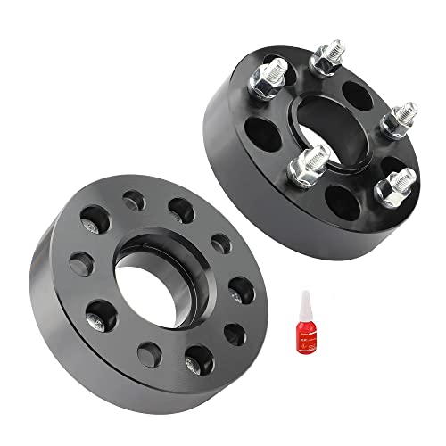 Richeer 5x4.75 Wheel Spacers for Camaro Corvette Eldorado Sonoma Jimmy Firebird S10, 2PCS 1.5 inch Hubcentric 5x120.65mm with 12x1.5 Studs & 70.5mm Center Bore(Don't fit S10 Front hub of 2WD Models)