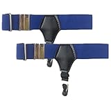 NAVA Royal Blue Pin Sock Garters Mens Womens Sock Suspender Accessories