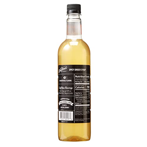 Image of DaVinci Gourmet Spicy Ginger Syrup, 25.4 Fluid Ounces (Pack of 1)