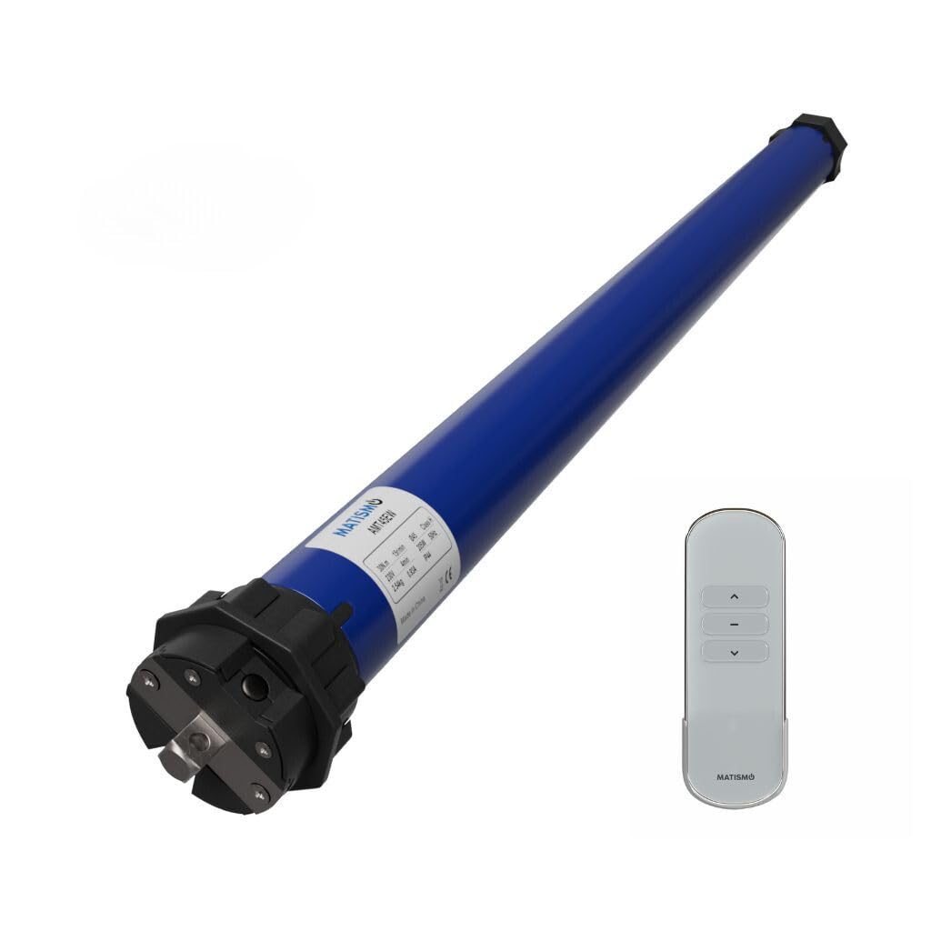 MATISMO Motor para toldo Wifi AMT45EW - 50 Nm - Mando a distancia y Wifi (Adaptador Ojiva 70 mm)
