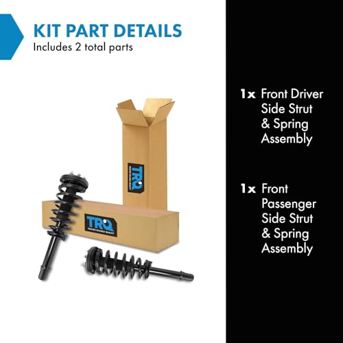 Image of TRQ Front Strut and Spring Assembly Set 2 Piece | For 1999-2003 Acura TL