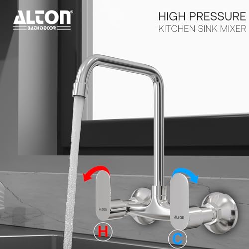 Image of ALTON EVA6560-UL, Kitchen Sink Mixer with 360 Degree Swivel Spout | Kitchen Sink Tap | Kitchen Faucet | Tap for Kitchen Sink | Taps | Kitchen Mixer