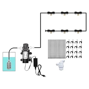 12 V Waterpomp Elektrische Misting Cooling System Outdoor Mist Nozzles Spuitventilator Mist Systeem voor Patio Water…