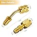 Zpana 4PCS Car R410a Adapter for Mini Split System, 5/16