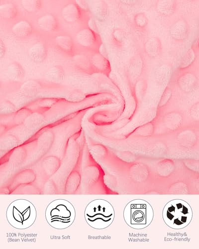 Image of ALVABABY Toddler Pillowcase Kids Pillow Cover Bean Velvet Soft Warm 2 Pack Fit 13 inchx 18 inch or 12 inchx16 inch Envelope for Girl Boy Sleepy Travel 2TPD03A