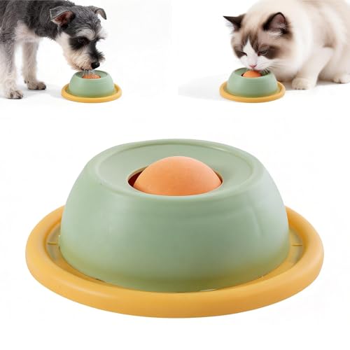 Cuenco para Lamer Perros y Gatos con Ventosas,Alfombrillas para Lamer,Juguete para Lamer Perros con,Alimentador Lento para Perro para Aliviar La Ansiedad,Juguetes para Perro