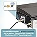 SHINESTAR 6 FT Propane Adapter Hose - Compatible with Coleman Stove, Weber Q Grill, Mr. Buddy Heater & More - Connects 1 lb Portable Appliances to 20 lb Tanks