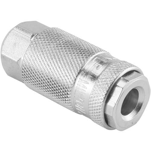 Milton (S-790) 1/4" FNPT Female L-Style Coupler - Steel,Silver