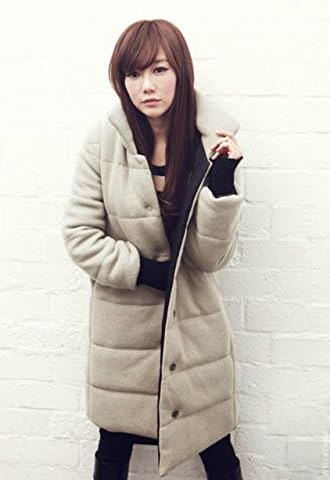 Amazon Jomo S レディース すっきり見える ロングコート スリムアウター ダウンジャケット やわらかい シンプル ダウン 膝下コート 超保温 コート ジャケット 通販