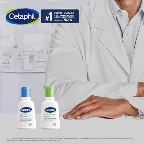 Image of Cetaphil Travel Pack - Oily Skin Essentials - Oily Skin Facewash Cleanser 60ml and Moisturizing Lotion 60ml - Cleanser + Moisturizer Travel Essentials