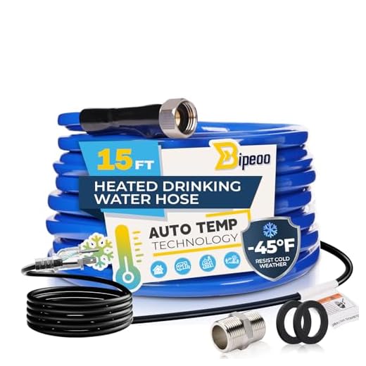 Best garden hose hot water heater Bipeoo Heated Water Hose for RV