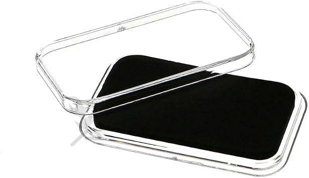 OnFireGuy Air-Tite Black Wafer Capsule Holders for 1oz or Smaller Gold Bars Qty 10
