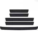lysgebx 5PCS Car Door Sill Protector for Kia Picanto 2004-2025 TA/JA, Car Door Edge Plate Guard Cover Strips Anti-Scratch Threshold Sticker Vehicle Trim(A)