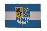 U24 Brillenputztuch Berchtesgadener Land Fahne Flagge Glasreinigungstuch Microfasertuch