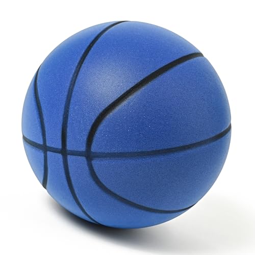 Rikopin(リコピン) サイレントバスケットボール サイレントボール 3号 ウレタンフォーム製 おもちゃ 子供用 スポンジ 室内 スポーツ バスケットボール 【3号-ブルー】