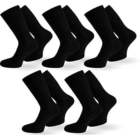 normani 10 Paar Diabetiker Gesundheitssocken Herren Socken ohne Gummi Farbe Schwarz Größe 43/46 Cover