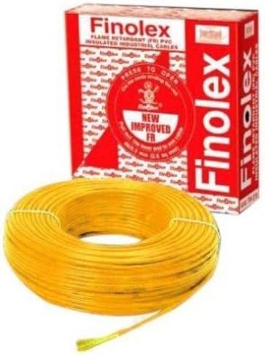 Finolex 1.5Sqmm wire 90m coil - Yellow