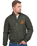 Barbour International MQU1326-GN91 Steve McQueen Quilted Merchant Padded Jacket Sage Green, Sage...