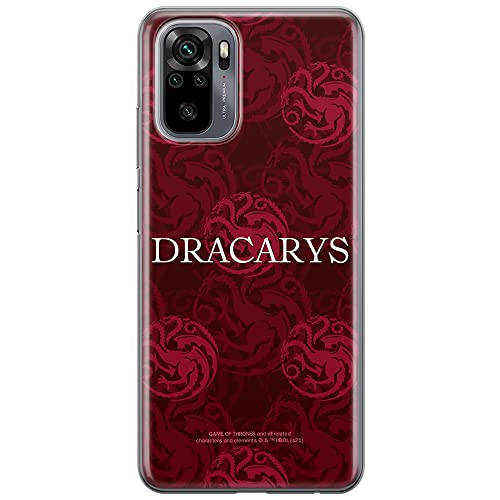 ERT GROUP mobile phone case for Xiaomi REDMI NOTE 10/ 10S original and officially Licensed Game of Thrones pattern 021 optimally adapted to the shape of the mobile phone