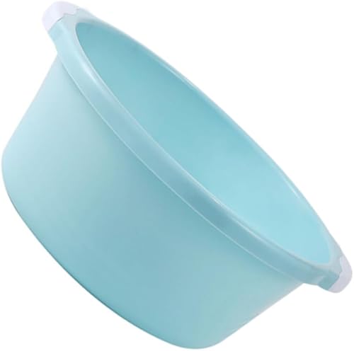 Healifty Inicio Cuarto de baño Lavabo Lavabo 2pcs Lavabo para el hogar Lavabo clásico Lavabo Lavabo pequeño Fregadero Lavabo para pies Cubo azul