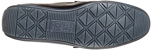 Image of Amazon Brand - House & Shields Men's Gilbert Black Driving Shoes 8 UK (SS21-02)