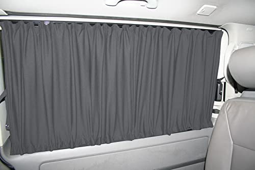 BREMER SITZBEZÜGE Blackout Gardinen Set Kompatibel Mit VW T5 T6 T6 1 Transporter Caravelle Multivan Kurz Oder Lang 496950