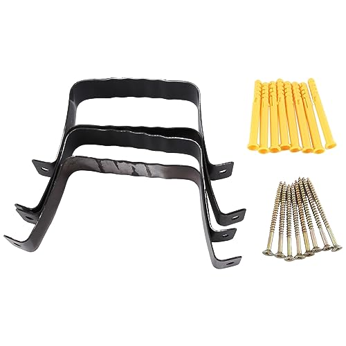 BTuregsau Downspout Adapter Gutter Downspout Strap 3X4 Leader Strap 3X4 (4 Pack) (Brown)