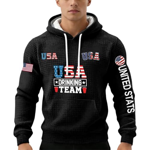 Chaquetones hombre invierno y camisetas informales negras talla grande XXL 2